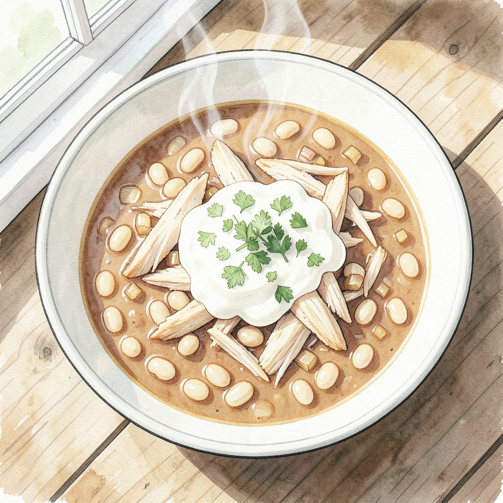 Calhoun's White Chicken Chili Recipe: Creamy Comfort in a Bowl - Just ...
