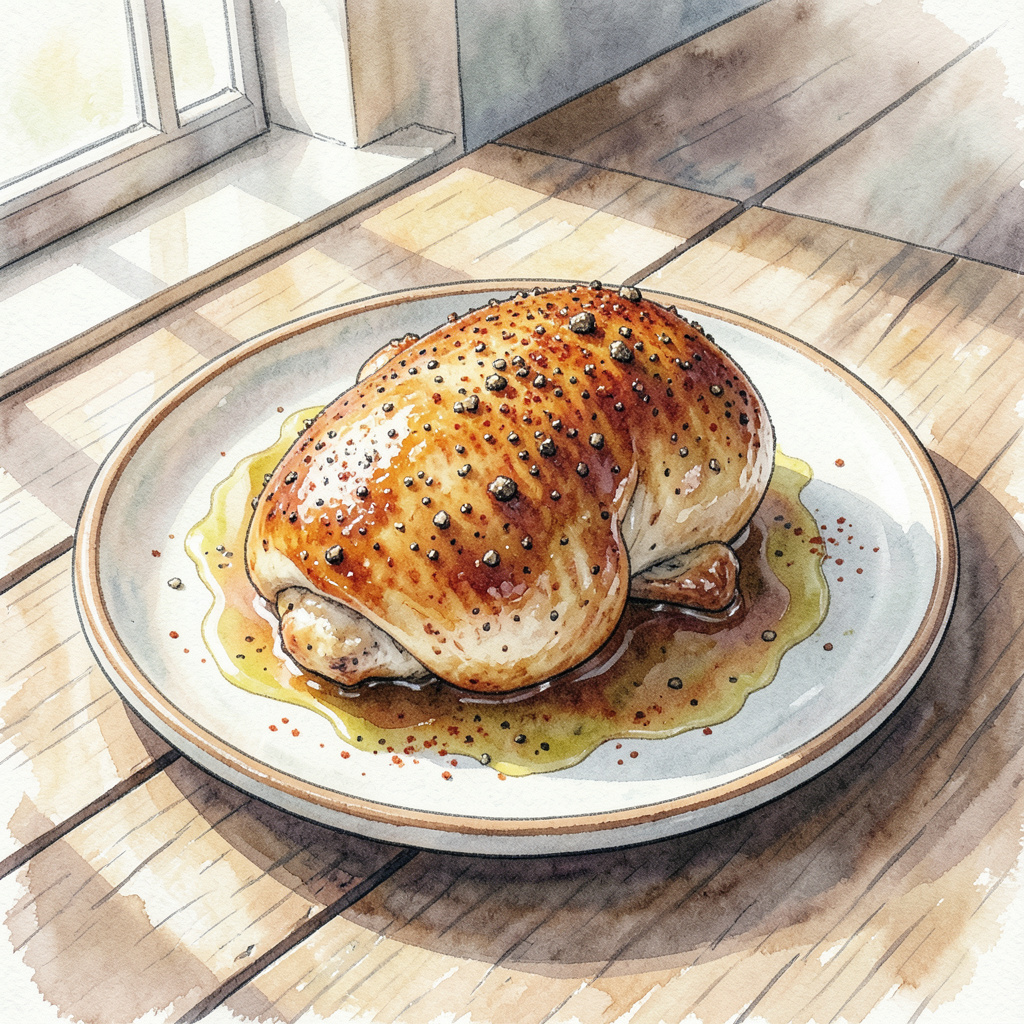 Half Simple Chicken Half Recipe: Juicy Results with Simple Roasting - Just Chicken ...