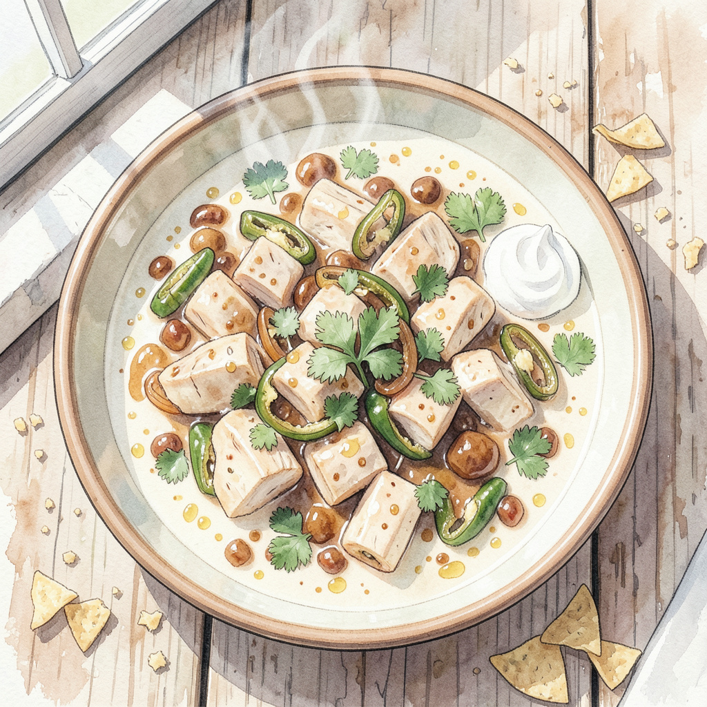 White Chicken Chili Recipe Chunky Chef: Hearty Comfort in a Bowl - Just ...