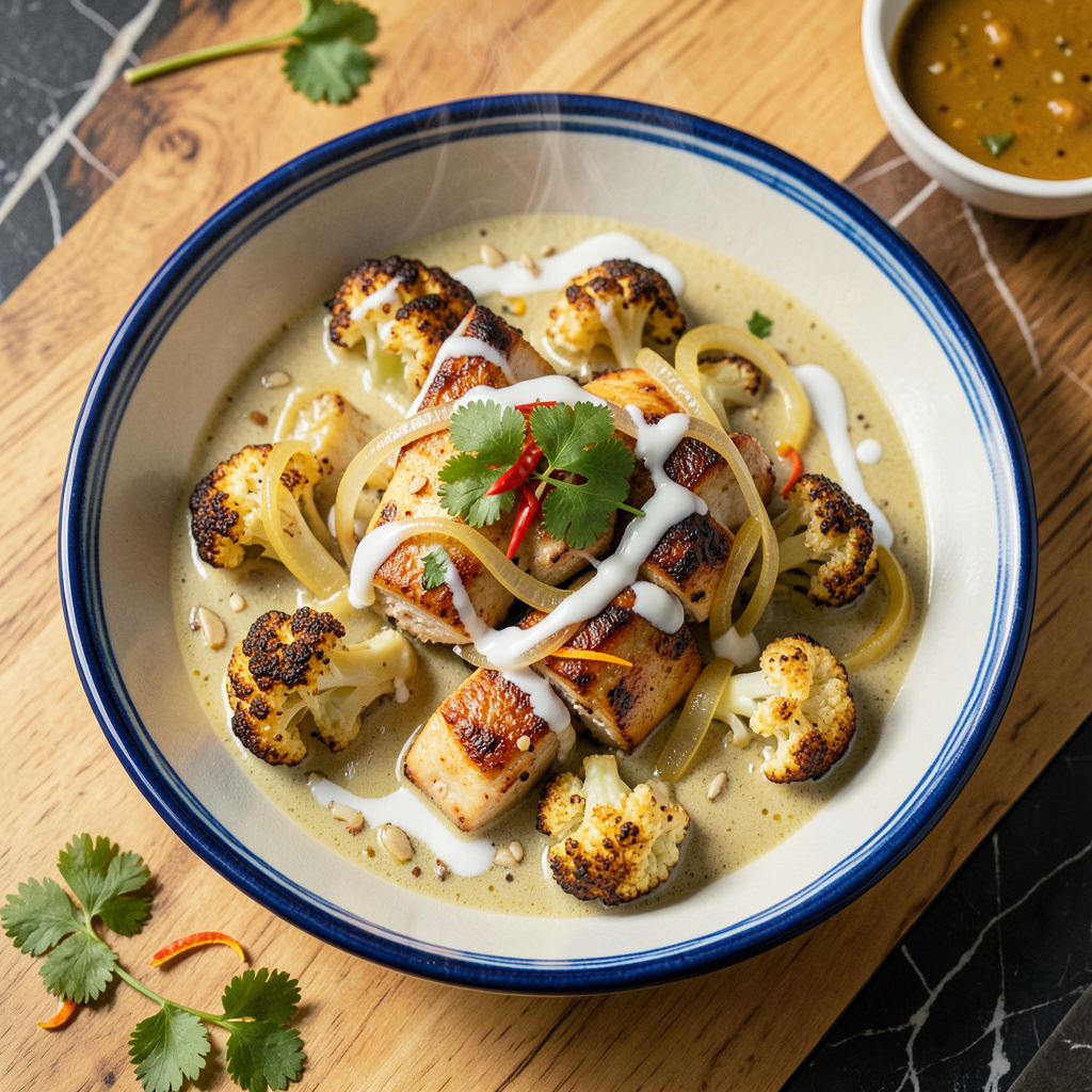 Chicken Cauliflower Curry Recipe: Creamy Spice-Infused Comfort in 30 ...