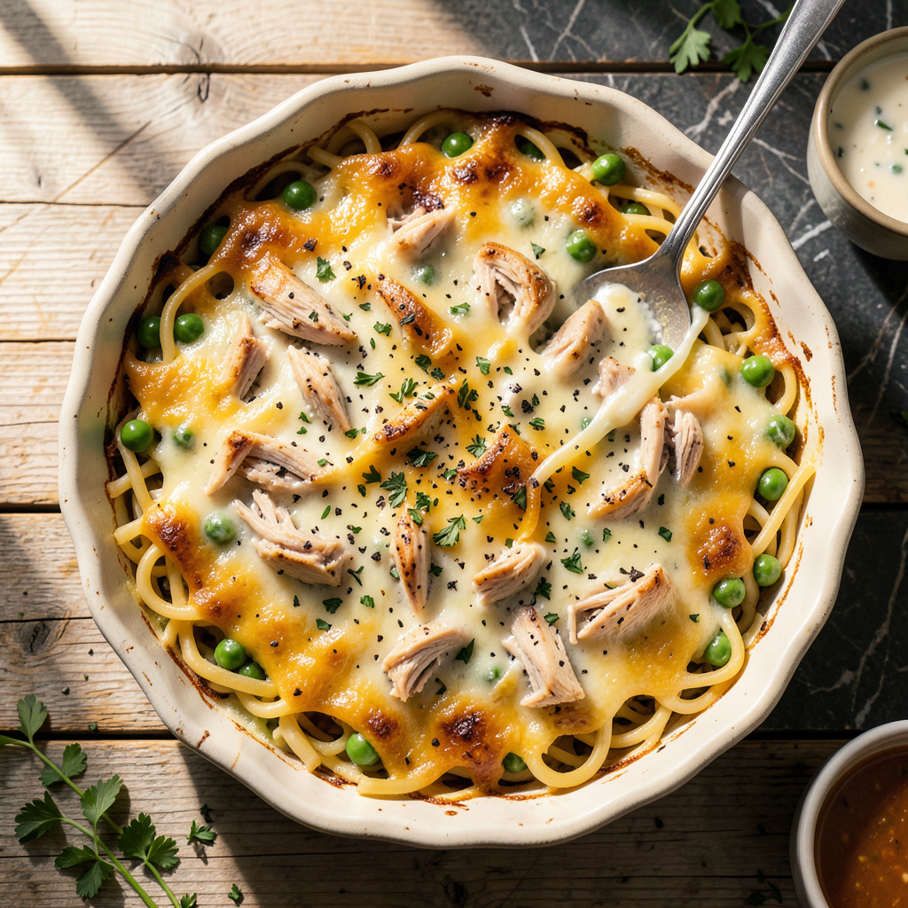 Leftover Chicken Casserole Recipe: Creamy, Cheesy Weeknight Rescue ...