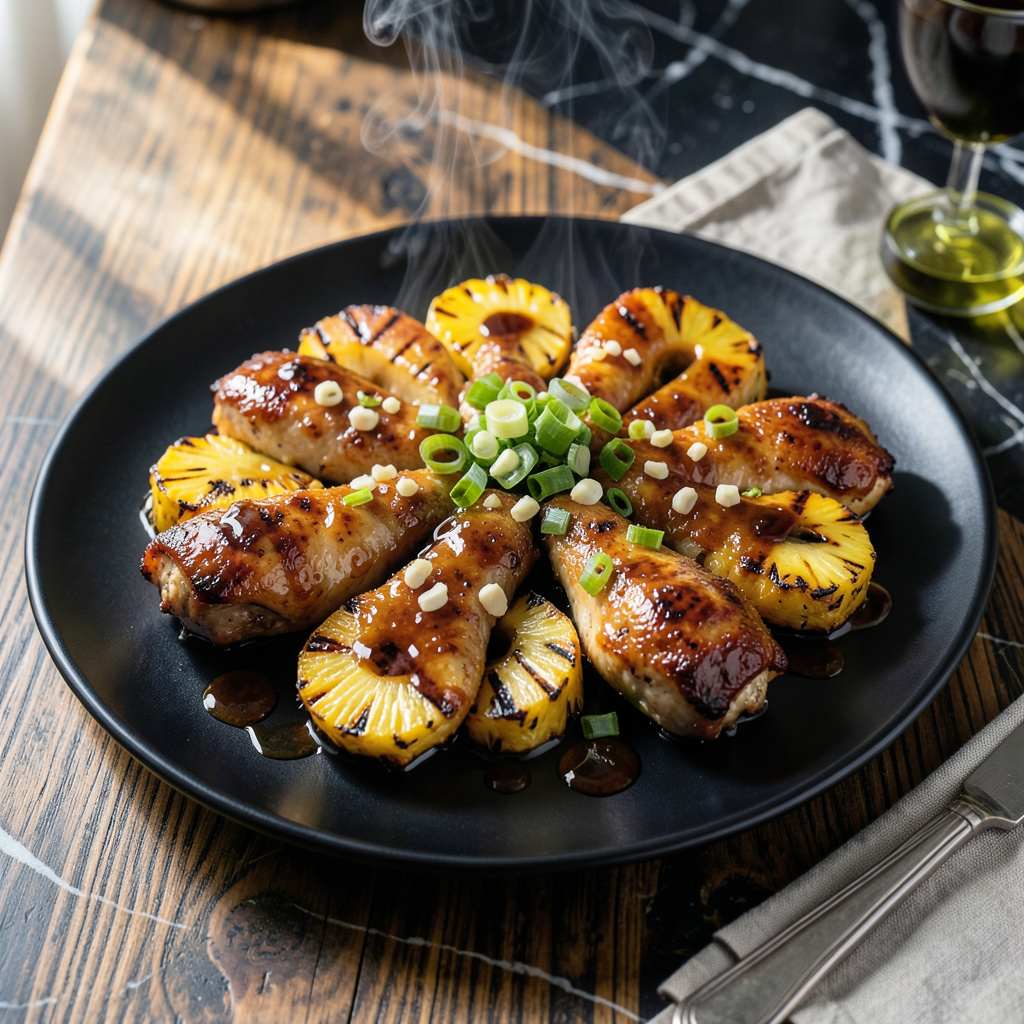 Polynesia Chicken Pattern Polynesian Chicken Recipe: Sweet Pineapple Glaze With Savory Soy Depth ...
